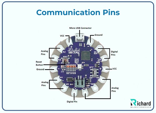 Arduino Lilypad: Pinout, Datasheet, Features, IDE and simulation - Richard