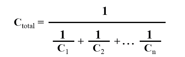 Series and Parallel Capacitor Calculator